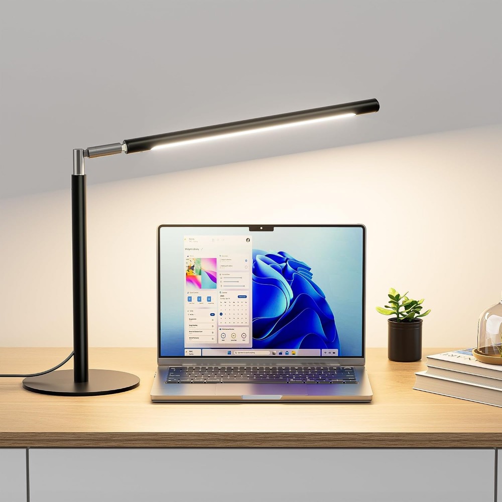 Desk Lamp Led - 16 Zoll Verstellbare Metall-LED-Schreibtischlampe, 15W 1200