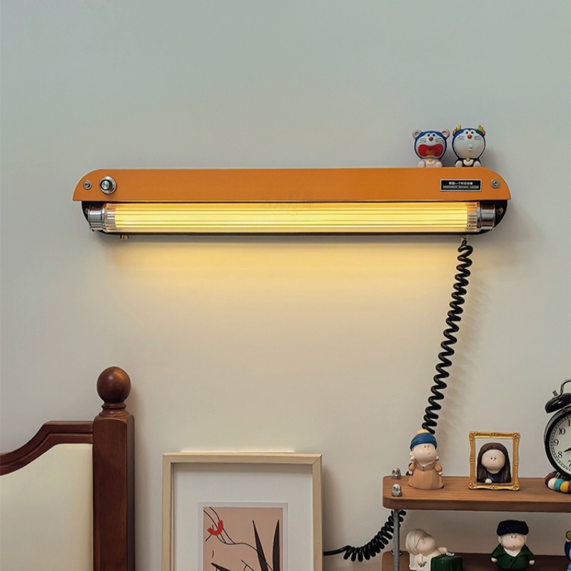 Home Office Industrial Style - Retro-Wandleuchte aus Aluminium im industriellen Stil,