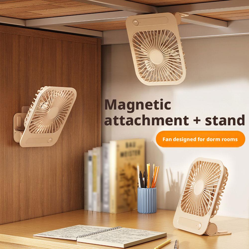 Home Office Jobs - Ultradünner magnetischer Kühlventilator, Tischventilator, USB-wiederaufladbarer Wandventilator,