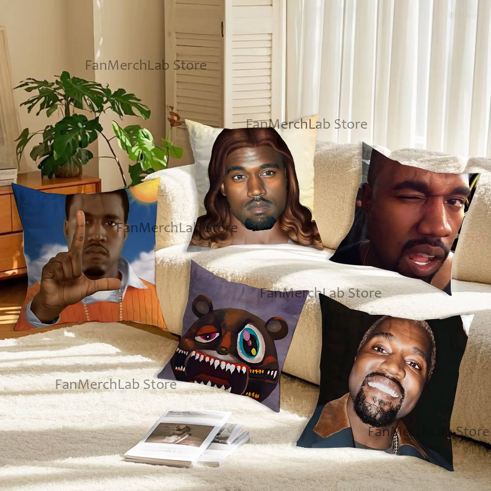 Home Office Ye - K-Kanye West Yeezus Ye Jesus Kissenbezug