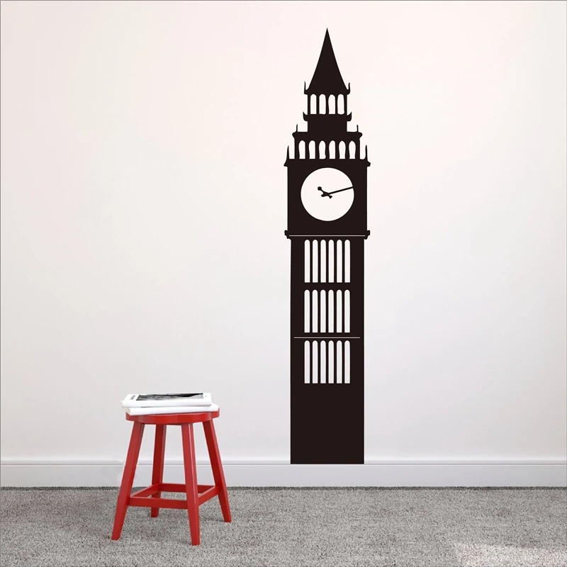 Home Office London - London Big Ben Uhr Wandaufkleber Vinyl