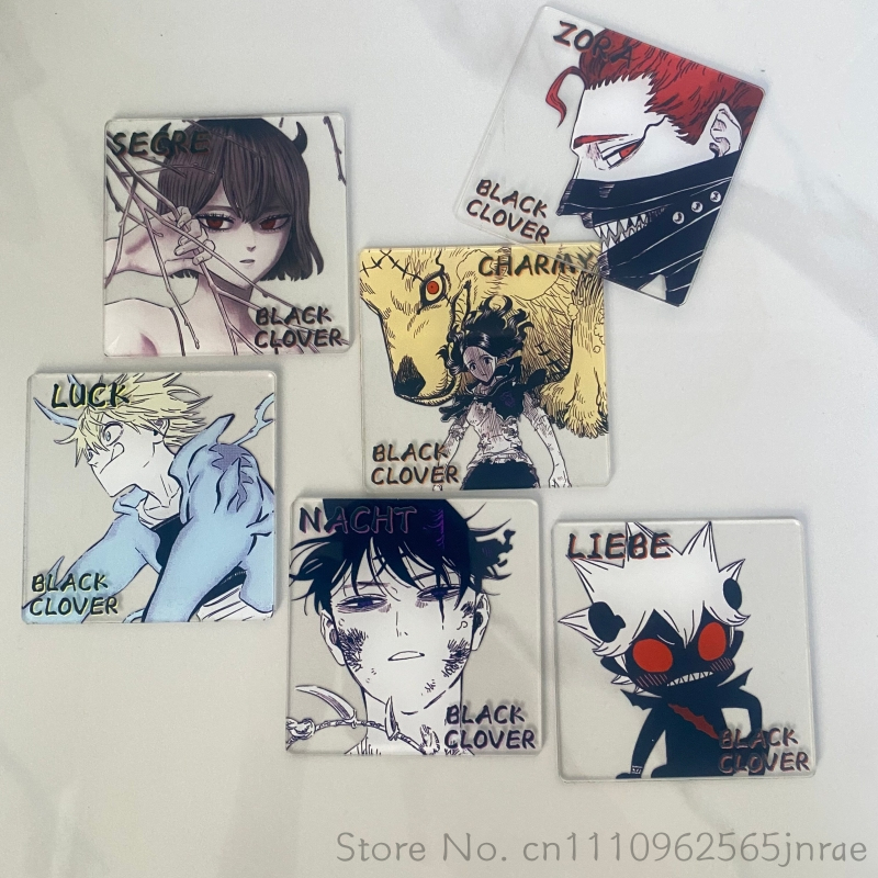 Home Office Jobs - Black Clover Anime Kreative Acryl-Untersetzer Asta