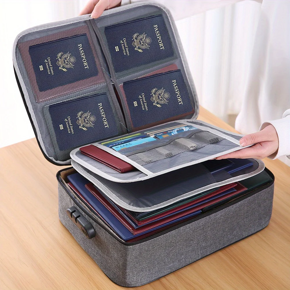 Home Office Passport - Datei-Organizer-Taschen, Dokument, Zuhause, Büro, Reisen, sichere
