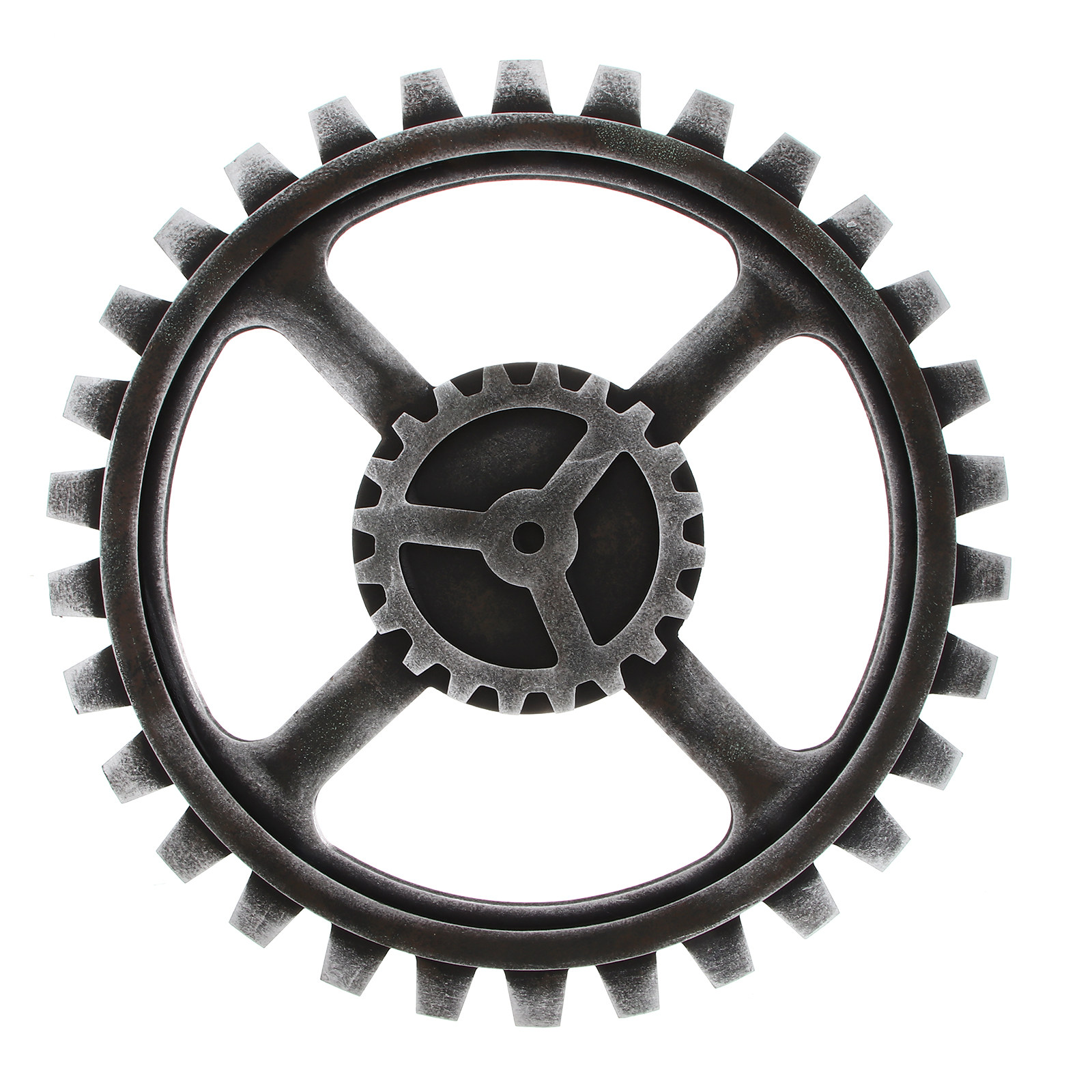 Home Office Industrial Style - 40 cm Retro-Zahnrad-Wanddekoration im Vintage-Industriestil für
