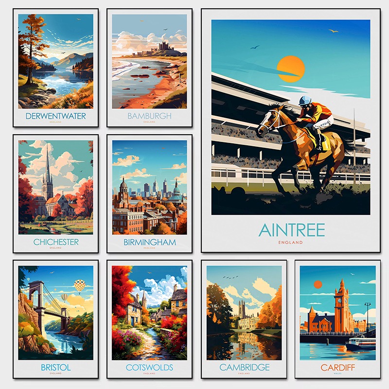 Home Office London - British Cityscape Wall Art Canvas Print