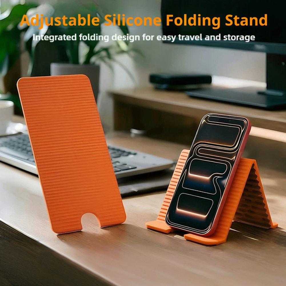 Home Office Jobs - Flexibler, faltbarer Silikon-Telefonhalter für iPhone, iPad,