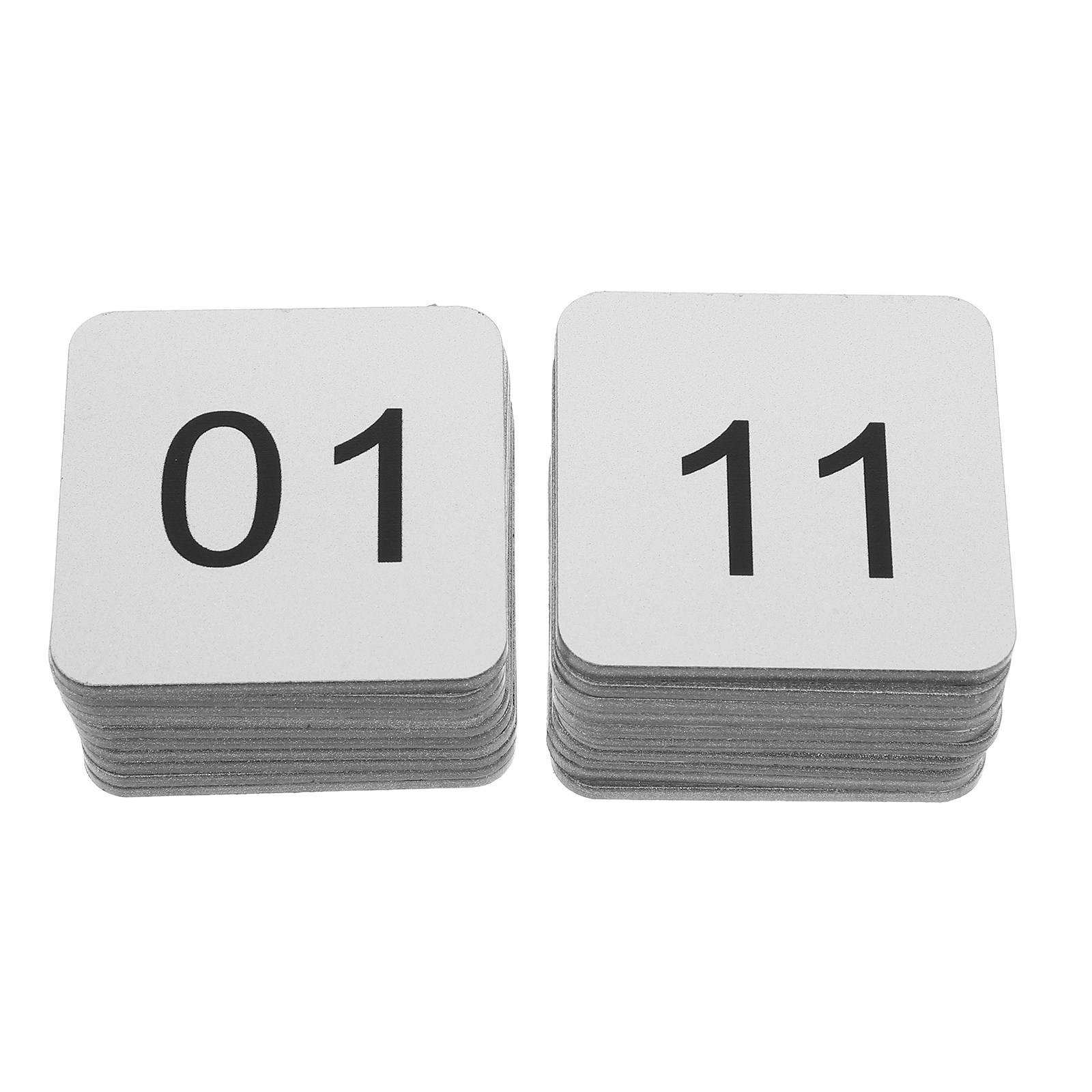 Home Office Number - 20 Stück selbstklebende Acryl-Nummernaufkleber, nummerierte Etiketten