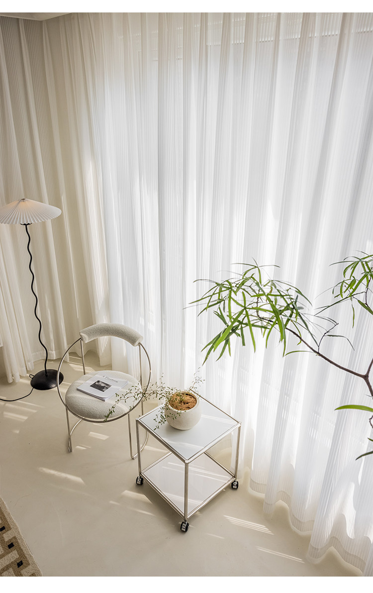 Home Office Ye - Modische weiße Fantasievorhänge für Schlafzimmer, Wohnzimmer,