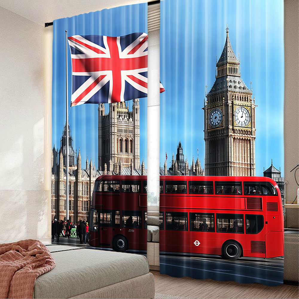 Home Office London - 2 Stück Big Ben London Street