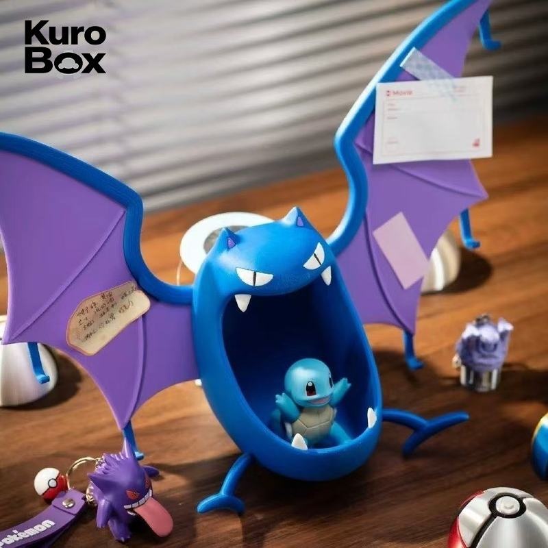 Home Office Jobs - Pokemon Golbat Aufbewahrungsfigur, trendiges Anime-Zubehör, Desktop-Schlüsselaufbewahrung,