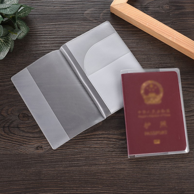 Home Office Passport - 2/4PCS Reisepass Schutzhülle Transparent Matt PVC