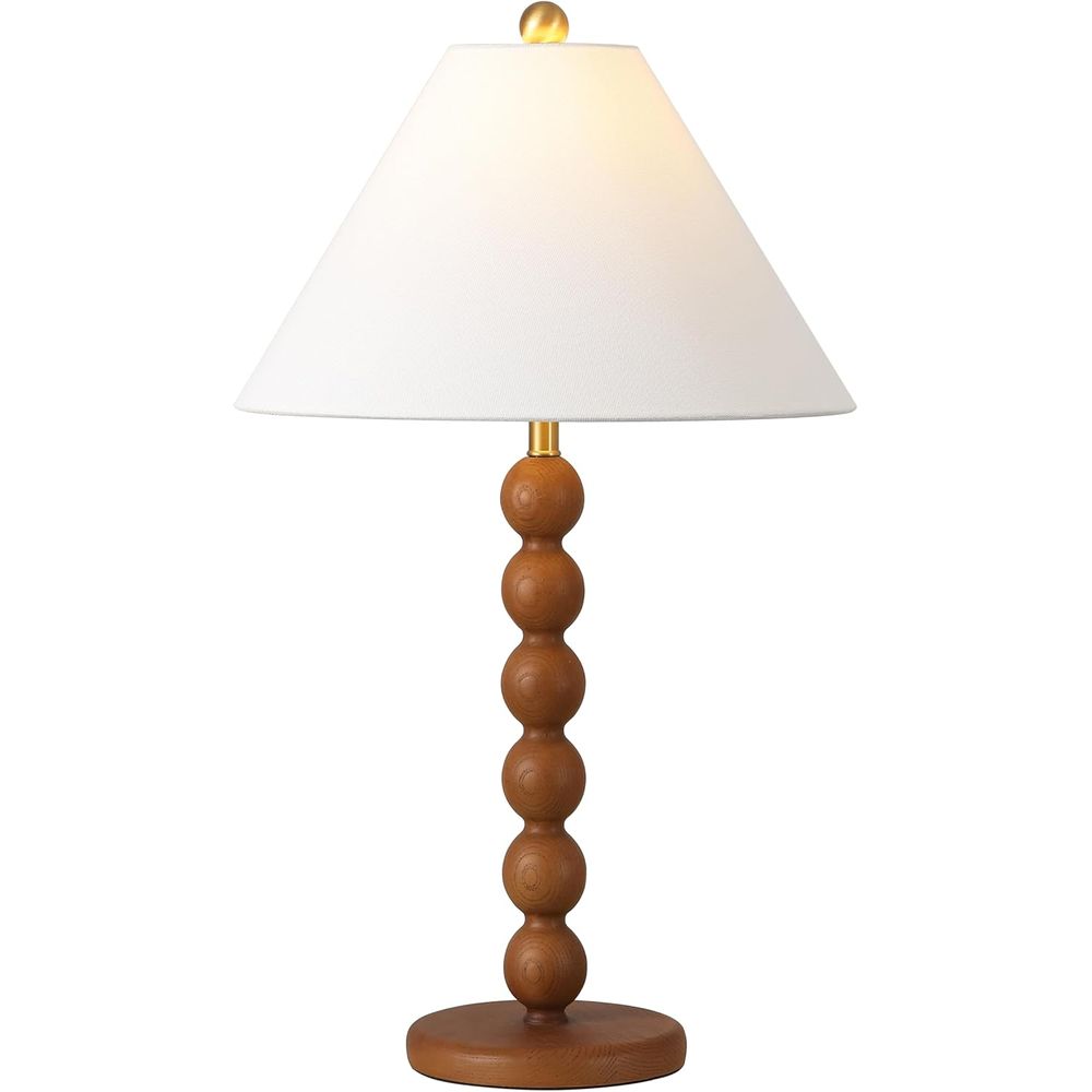 Desk Lamp Led - Tischlampe aus natürlichem braunem Harz mit