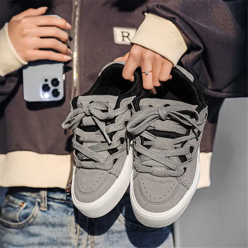 Home Office News Uk - Mit Schnürung Hiphop Damen Schulschuhe Skateboarding