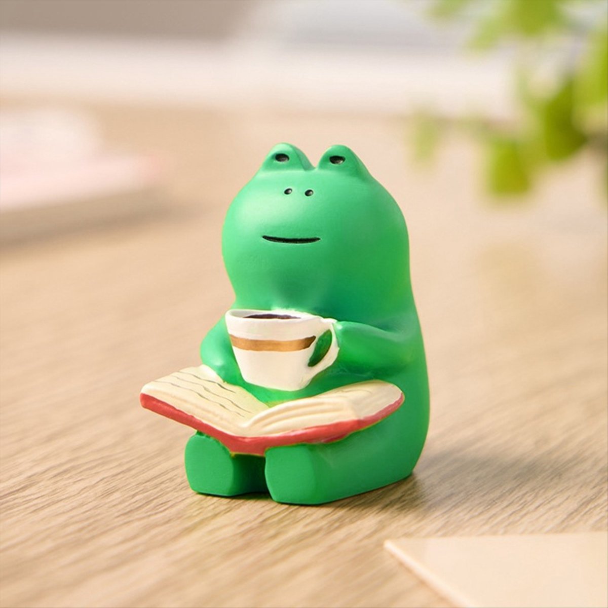 Home Office Budget - Preisgünstige Cartoon-Frosch-Schaukelstuhl-Tischlampe, Ornament, Miniaturen, Figuren, niedliche