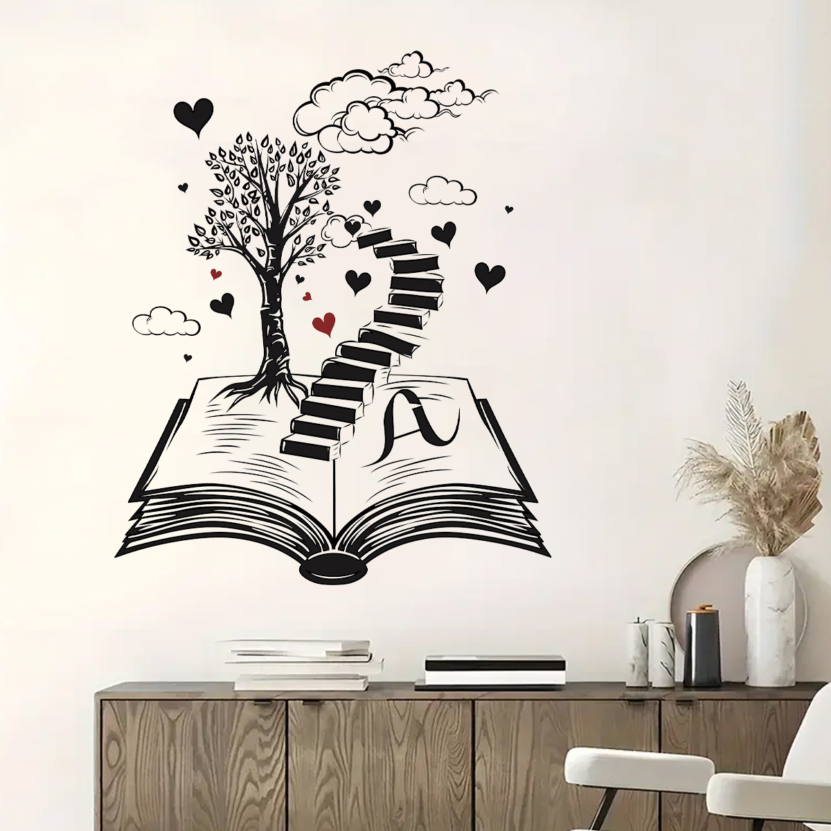 Wandaufkleber für Wohnzimmer,  – Home Office Wallpaper Bewertung und Preis