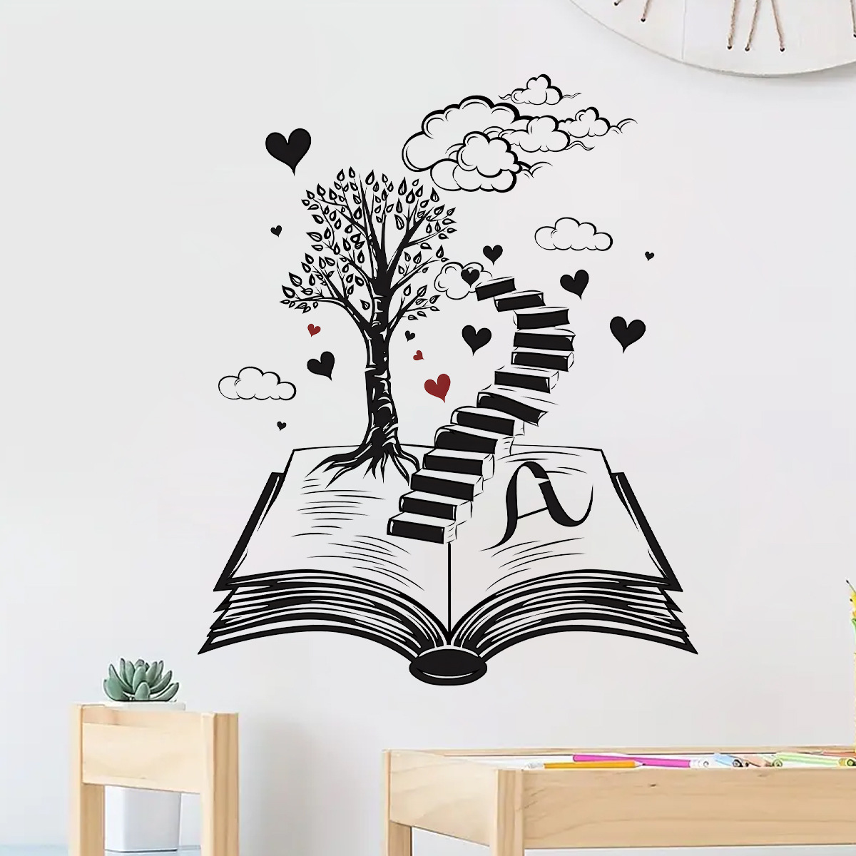 Wandaufkleber für Wohnzimmer,  – Home Office Wallpaper Bewertung und Preis