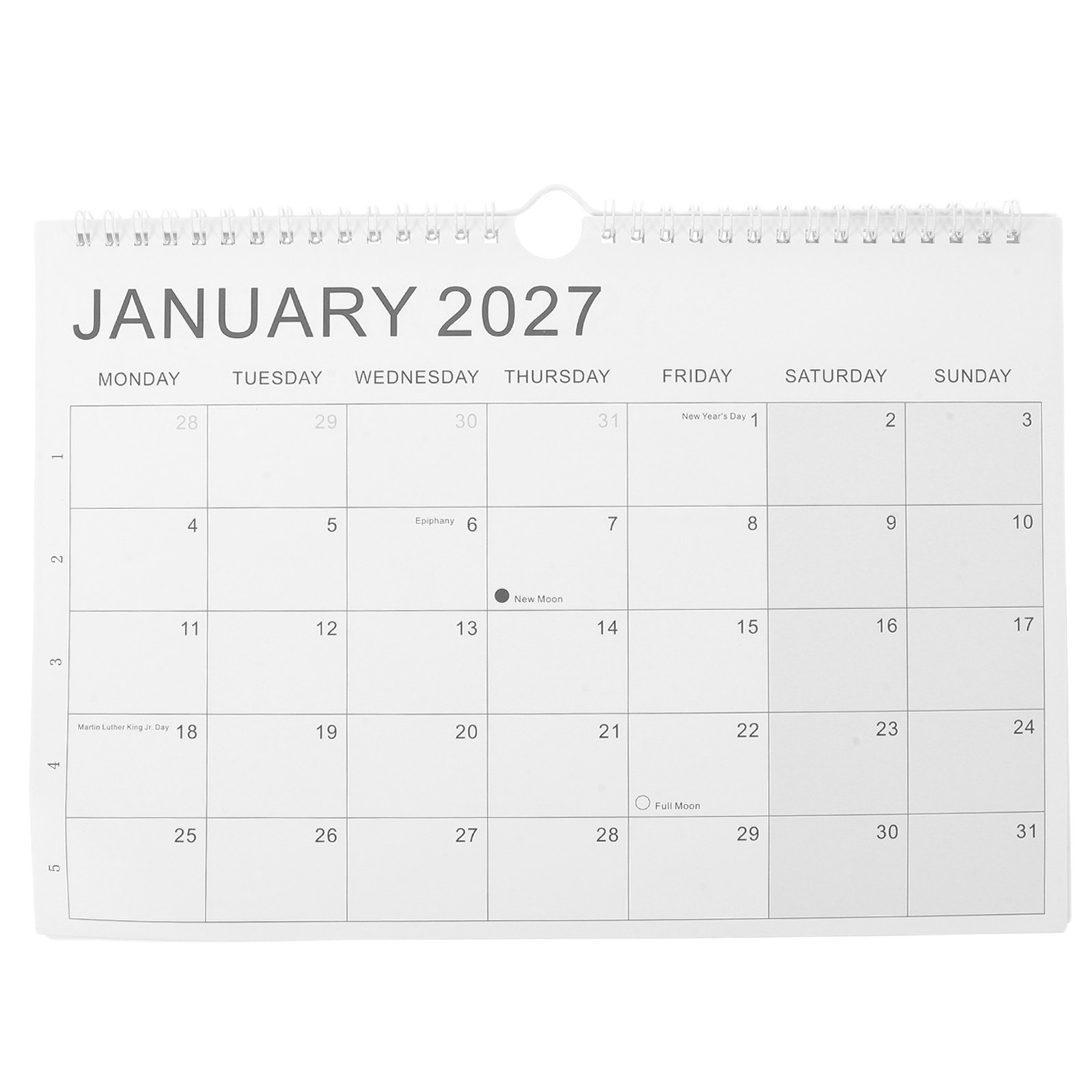 Papierkalender 2027-2028 Engli – Home Office Wallpaper Bewertung und Preis