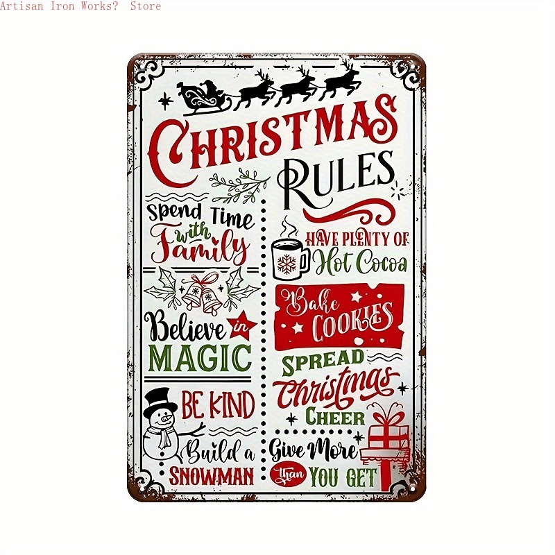 6 Stück Eisen Weihnachten Retr – Home Office Industrial Style Bewertung und Preis