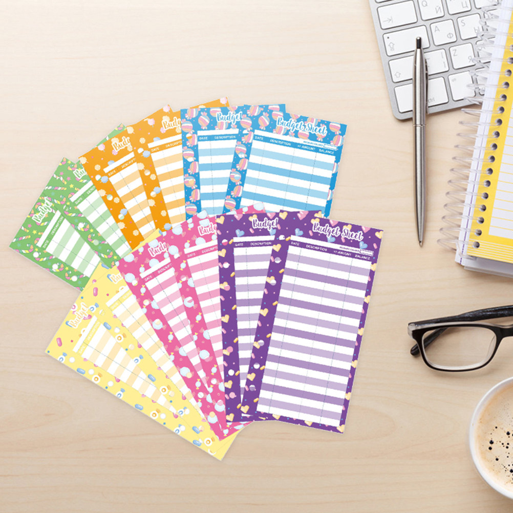 24 Stück Verbrauchskarten Budg – Home Office Budget Bewertung und Preis