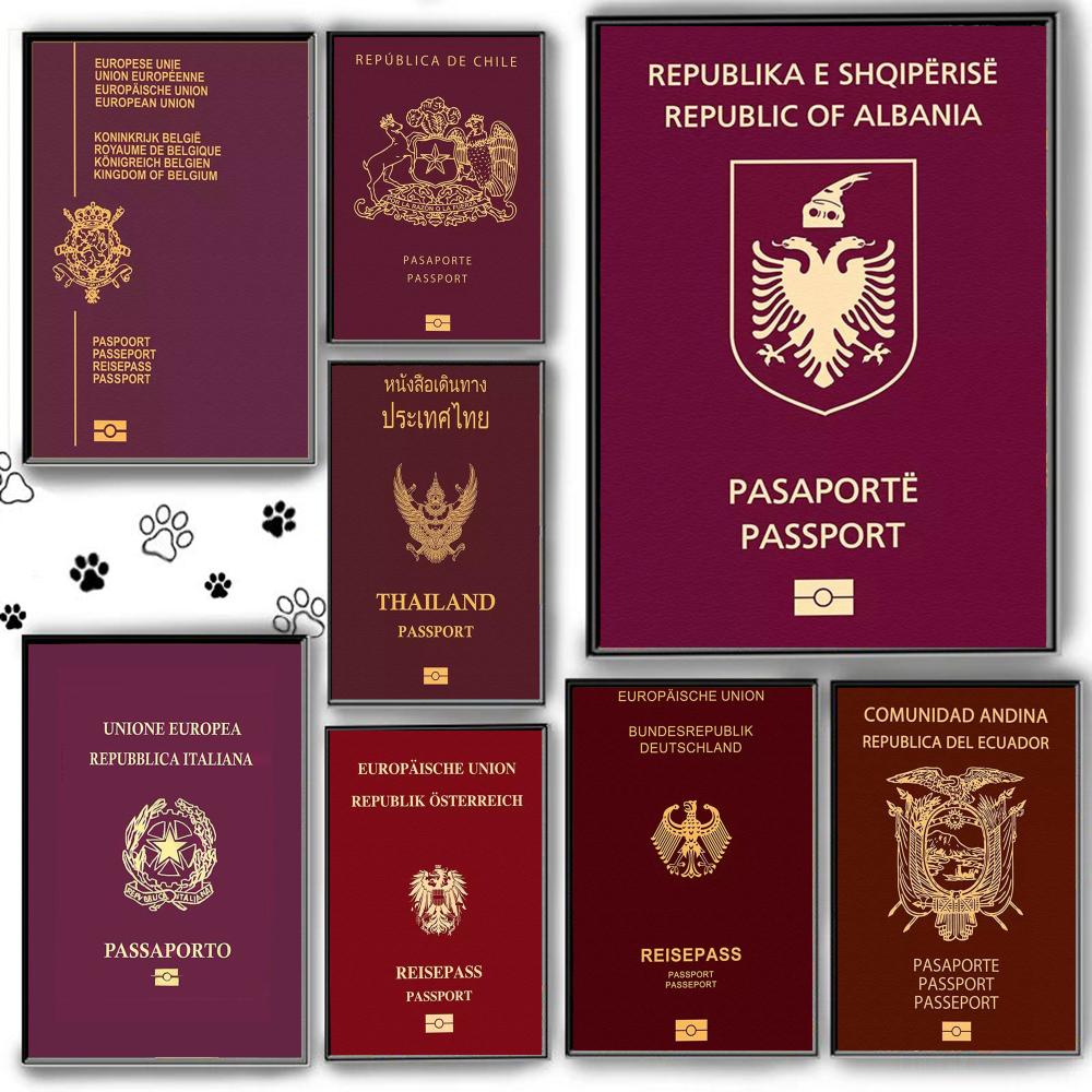 Red-background Passports Poste – Home Office Passport Bewertung und Preis