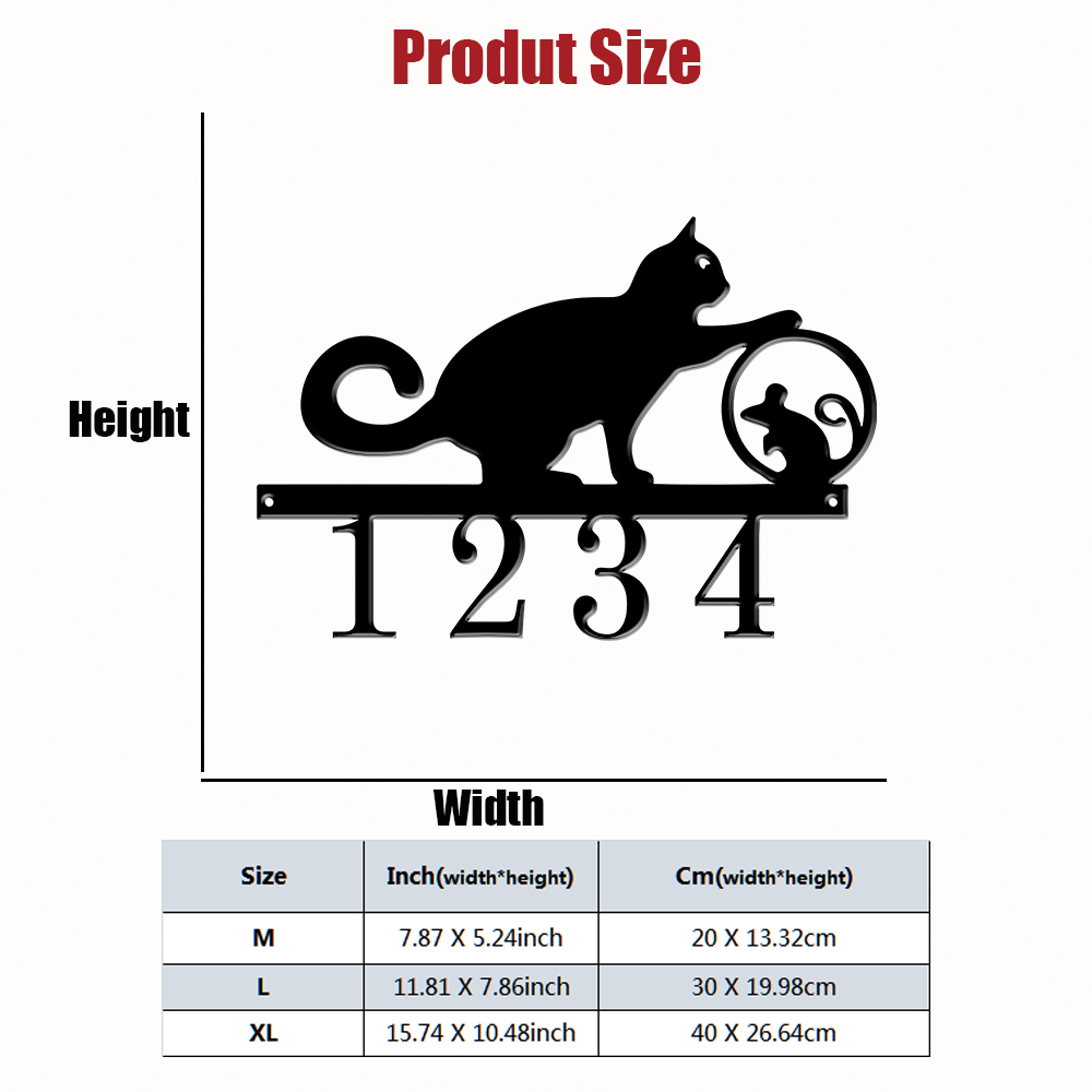 1 Stück Individuelles Katzen-M – Home Office Number Bewertung und Preis