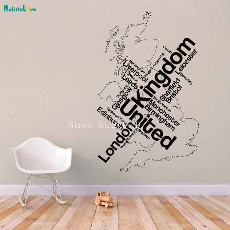 Wand Aufkleber Karte London Un – Home Office London Bewertung und Preis