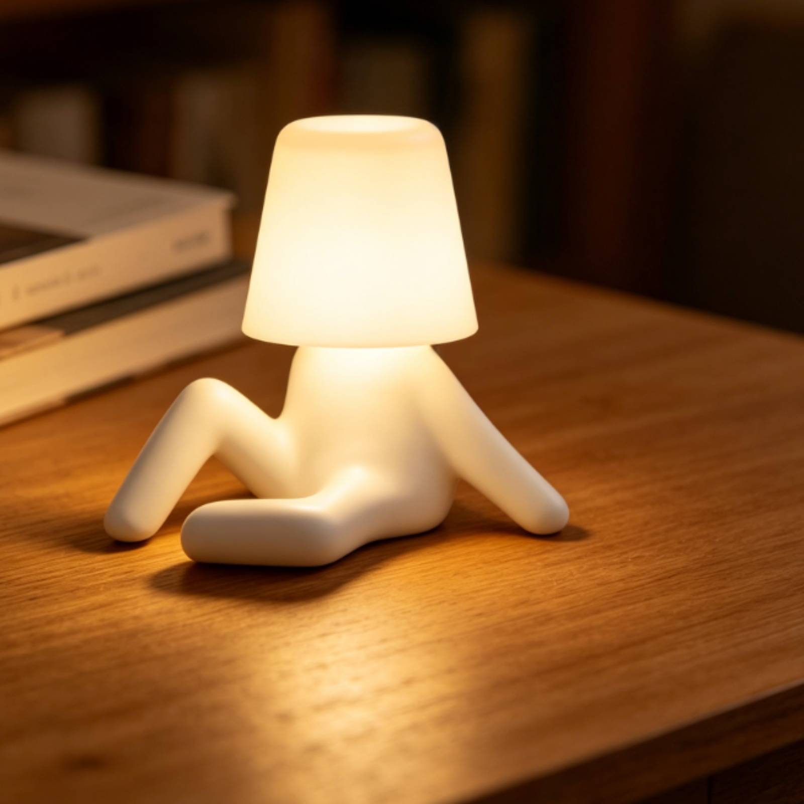Sitzende Figuren-Lampe aus ABS – Home Office Lamp Bewertung und Preis