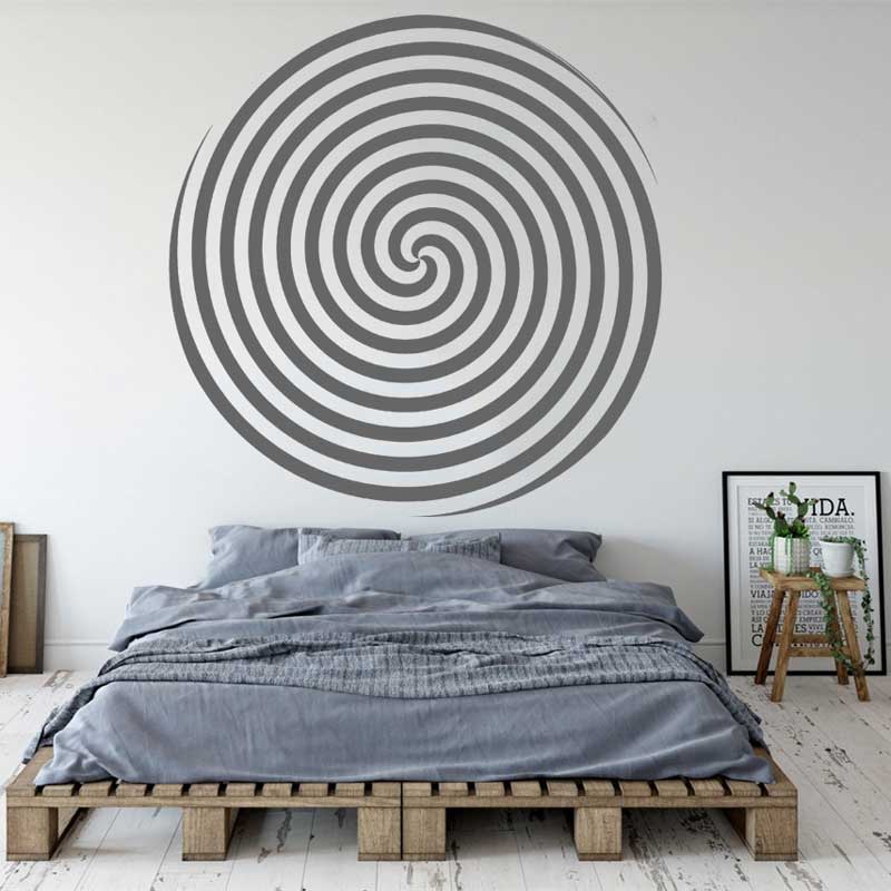 Kreis Design Spirale Vision Wa – Home Office Wallpaper Bewertung und Preis