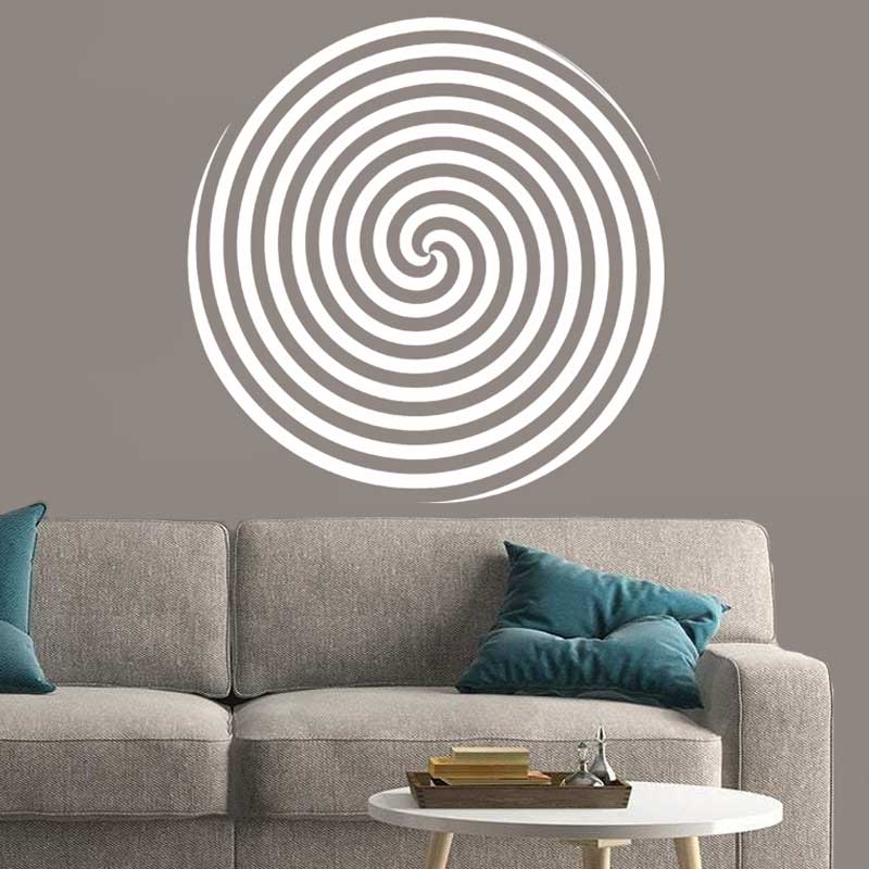 Kreis Design Spirale Vision Wa – Home Office Wallpaper Bewertung und Preis