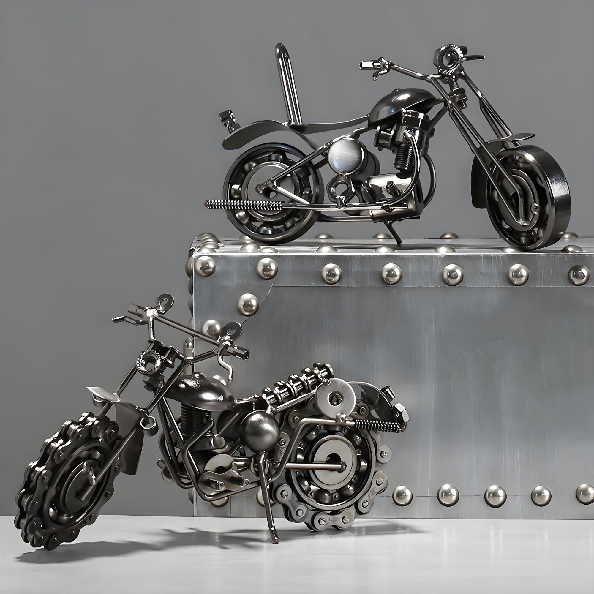 Handgefertigtes Eisen-Motorrad – Home Office Industrial Style Bewertung und Preis