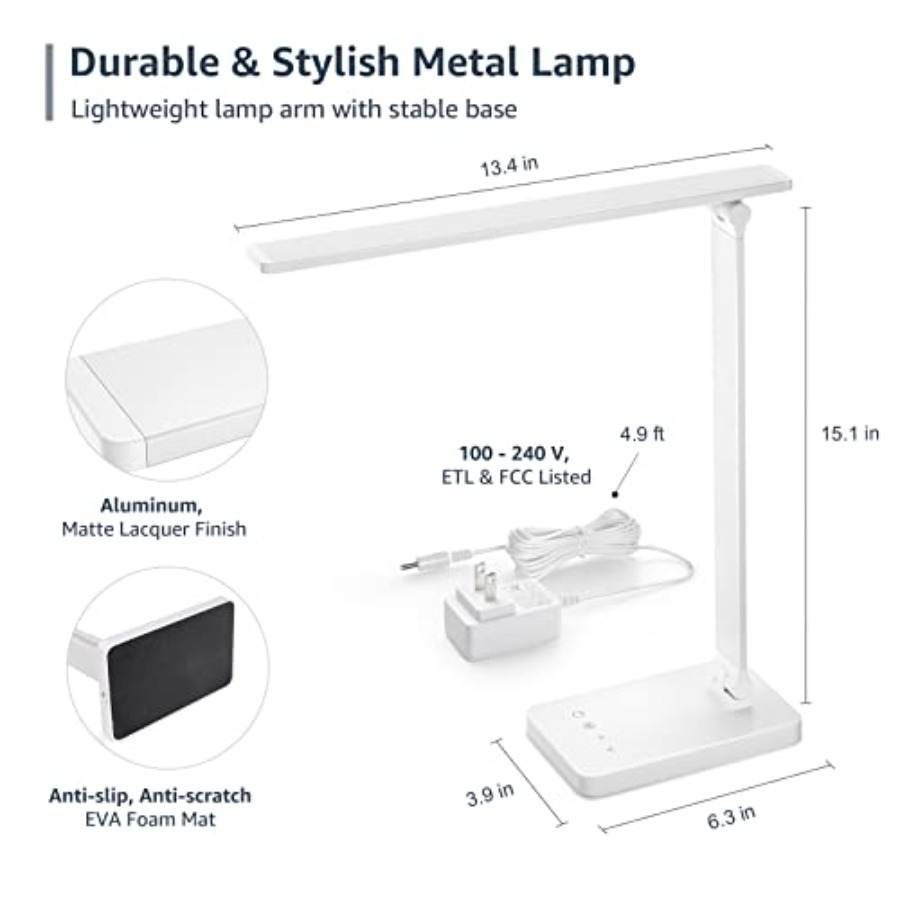 LED-Schreibtischlampe, Metall- – Desk Lamp Led Bewertung und Preis