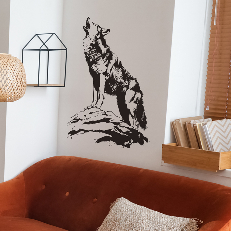 Tierposter, 3D-Wandaufkleber „ – Home Office Wallpaper Bewertung und Preis