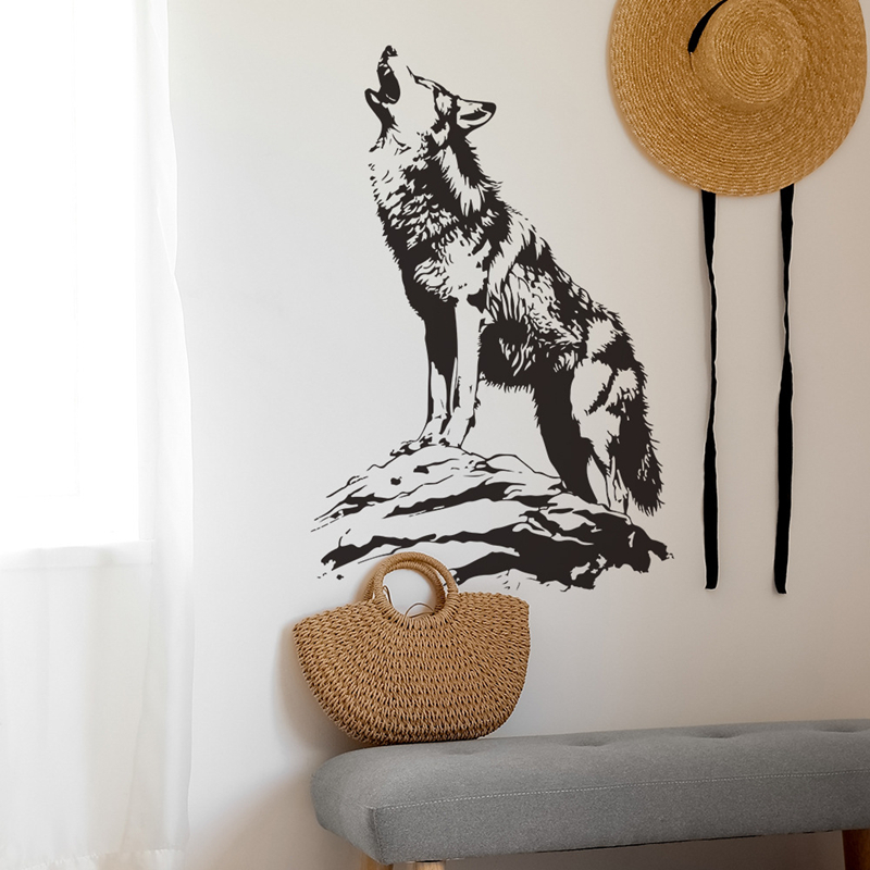 Tierposter, 3D-Wandaufkleber „ – Home Office Wallpaper Bewertung und Preis