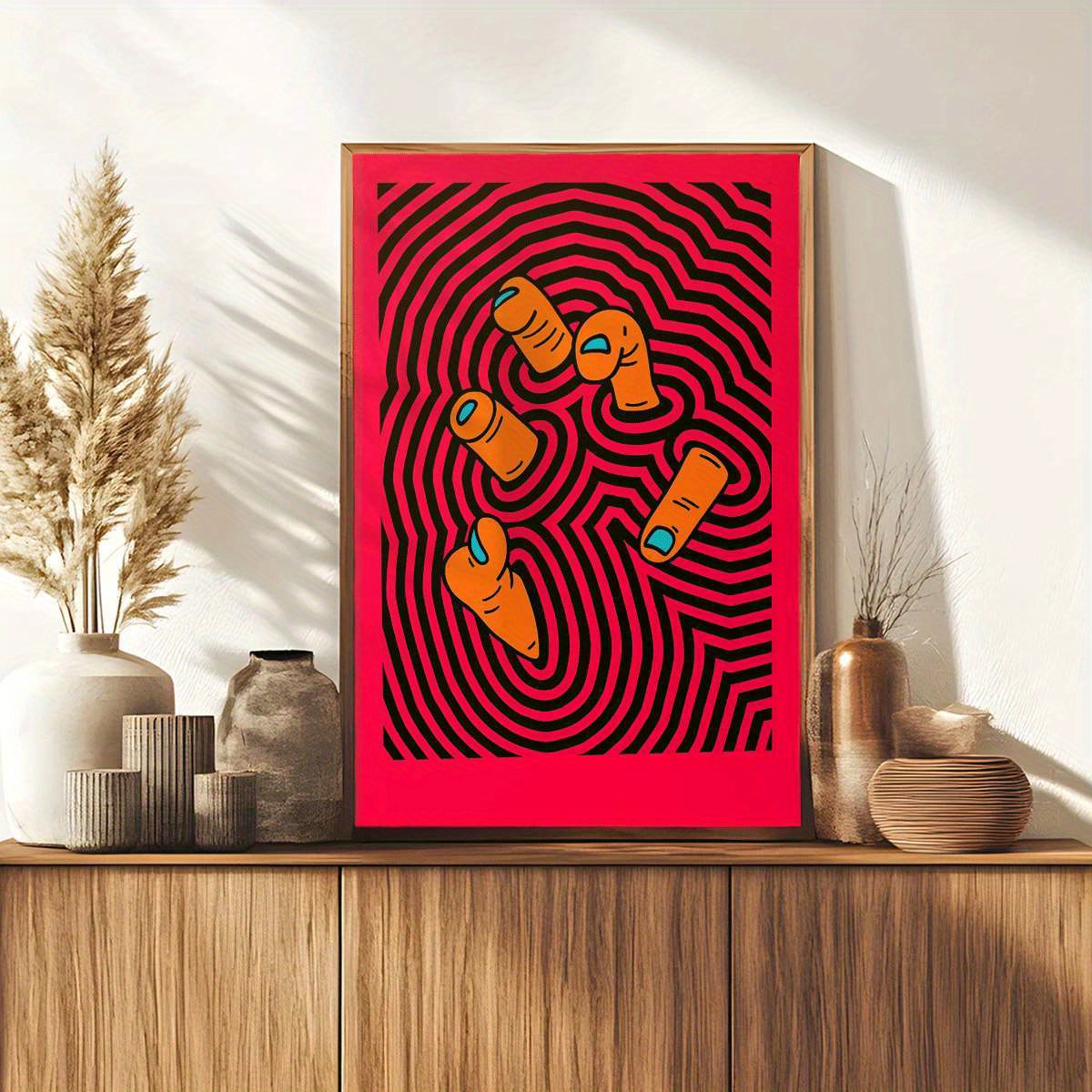 Moderne abstrakte Fingerkunst- – Home Office Youtube Bewertung und Preis