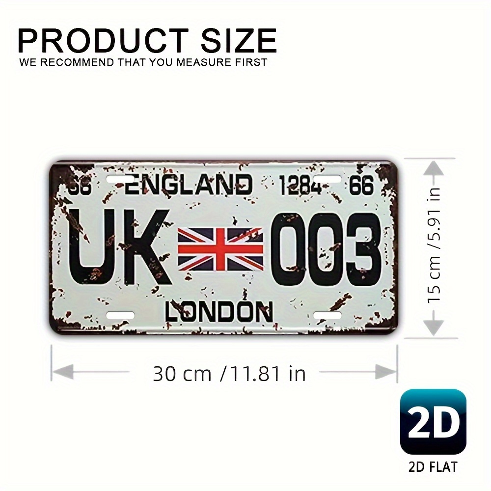 Vintage London UK Nummernschil – Home Office London Bewertung und Preis