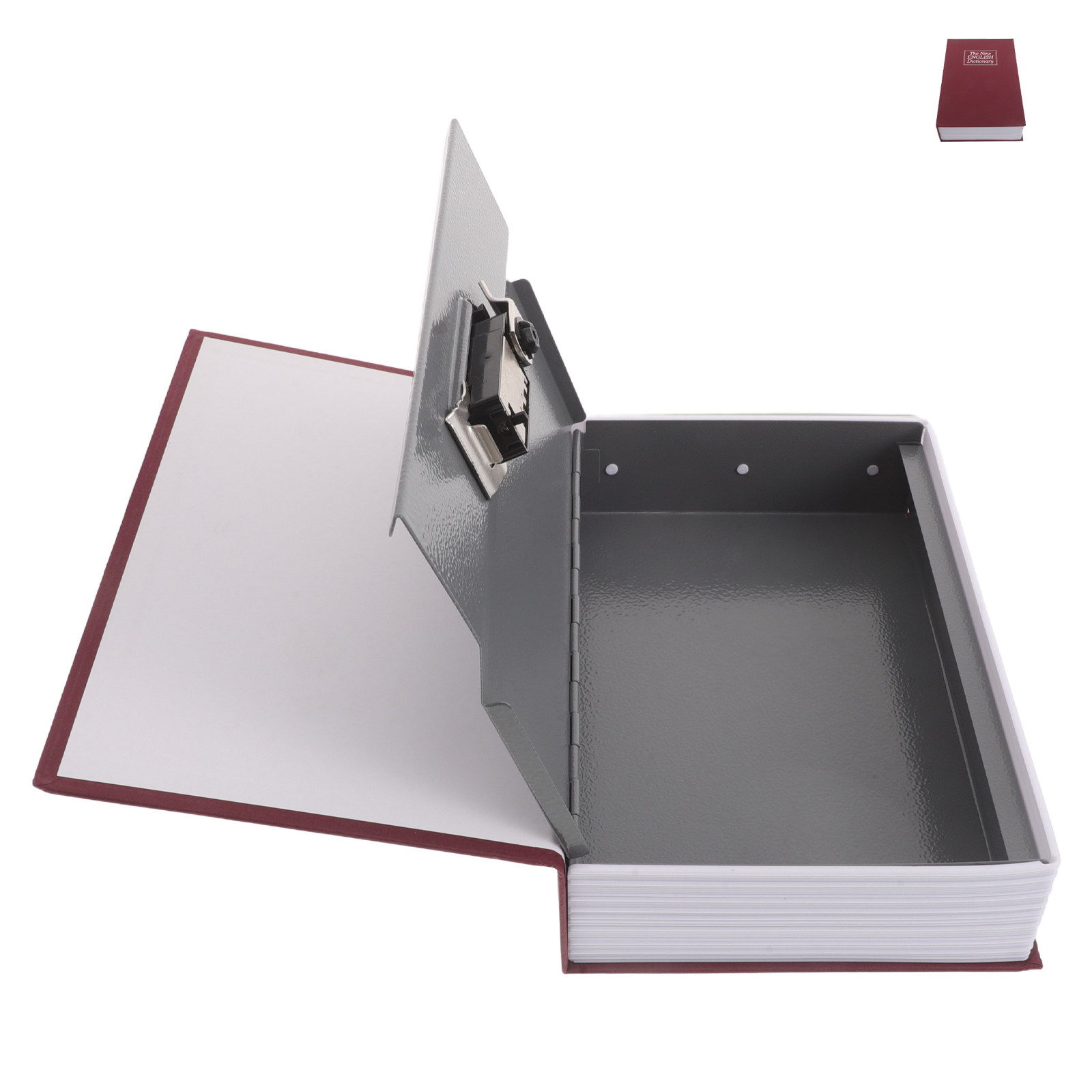 Roter, buchförmiger Tresor mit – Home Office Passport Bewertung und Preis