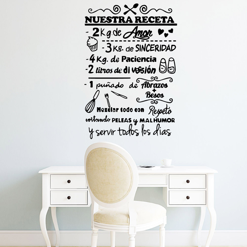 1 Stück spanische motivierende – Home Office Wallpaper Bewertung und Preis