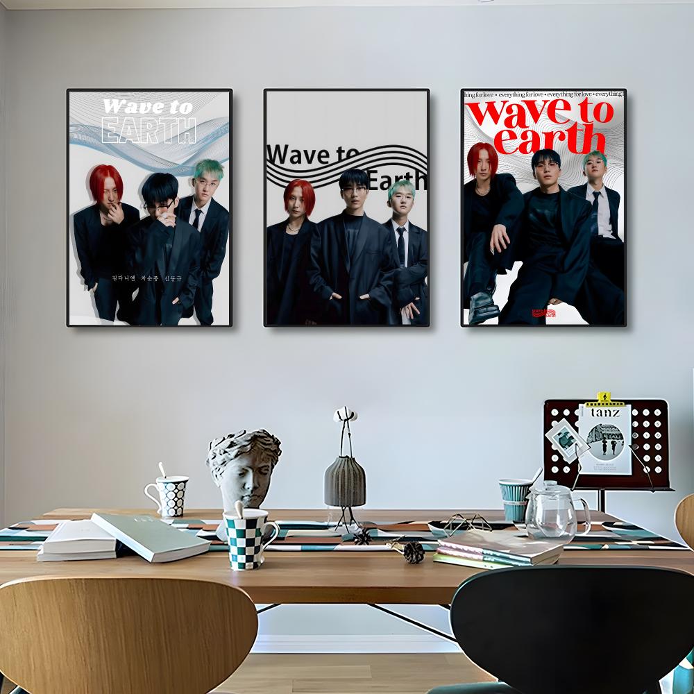 Band Wave To Earth Poster Hoch – Home Office Wallpaper Bewertung und Preis