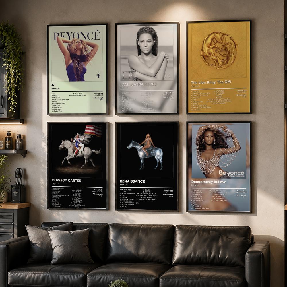 Sängerin B-Beyonce Musikalbum- – Home Office Wallpaper Bewertung und Preis
