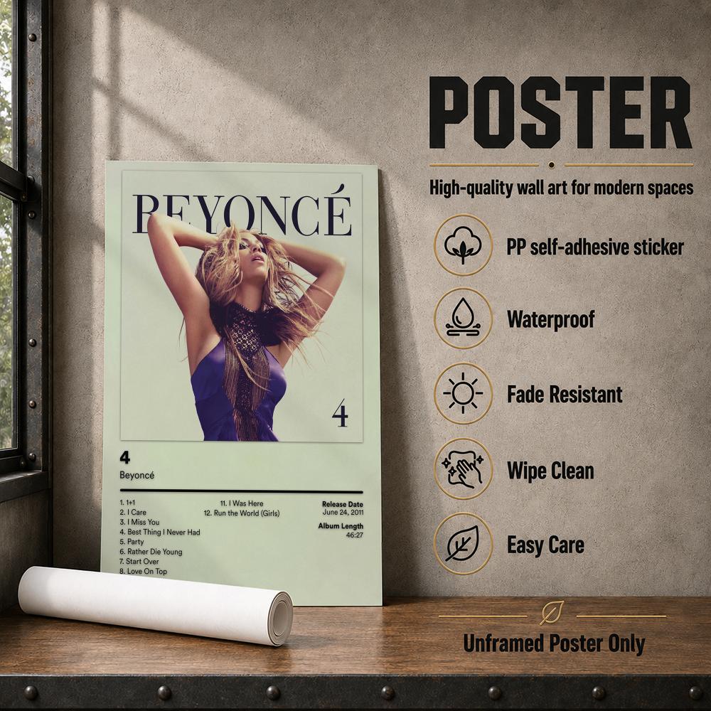 Sängerin B-Beyonce Musikalbum- – Home Office Wallpaper Bewertung und Preis
