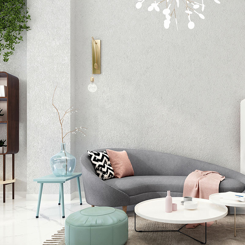 Zementgraue Tapete zum Abziehe – Home Office Wallpaper Bewertung und Preis