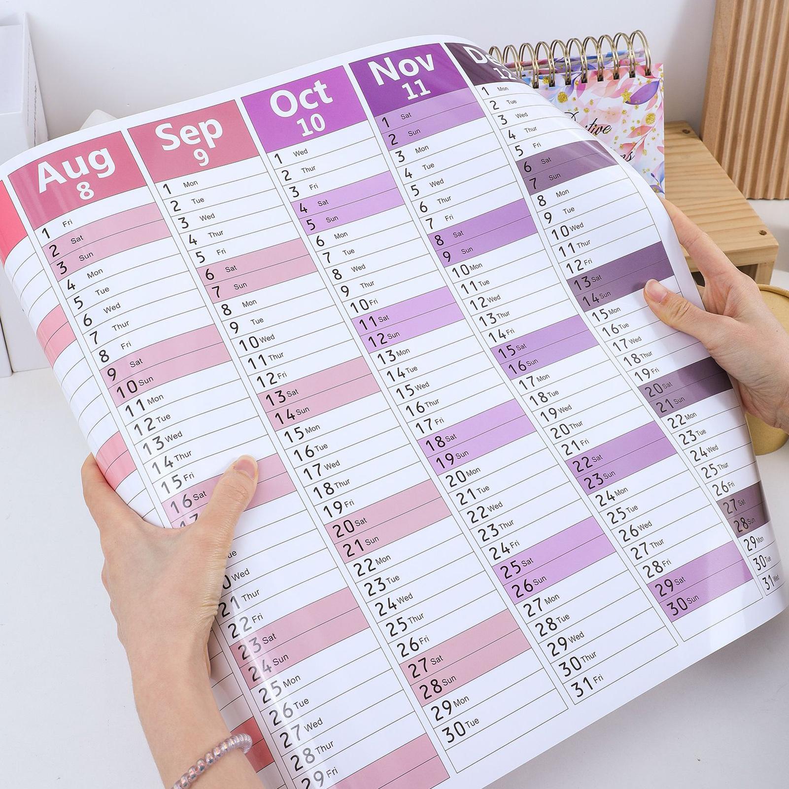 Englischer Wandkalender 2025,  – Home Office Wallpaper Bewertung und Preis